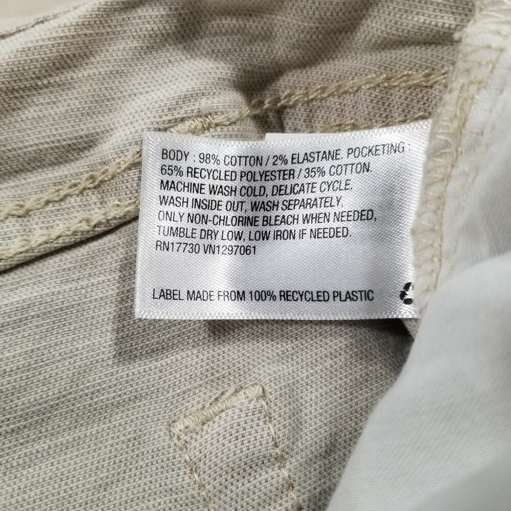 Goodfellow Men's Big & Tall Khaki 5 pocket Slim Leg Shorts, Size 46, New - Picture 10 of 10